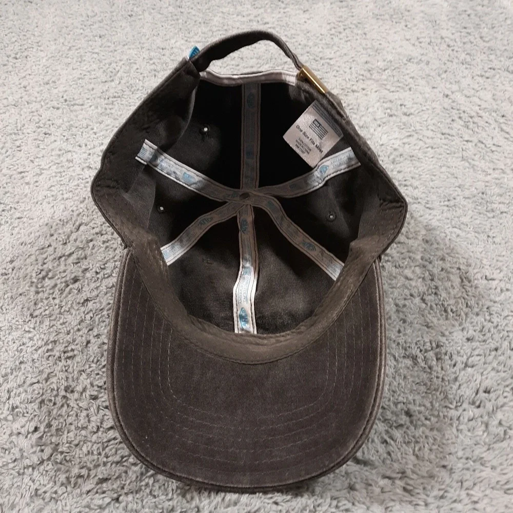 AFTCO Hat Cap Strap Back Mens Adjustable Gray American Fishing Tackle Co